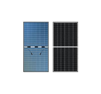 Monoperc BI facial solar panels